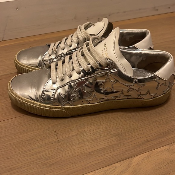 Saint Laurent Court Classic California Sneakers in mirror - Picture 5 of 8